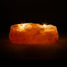 Charger l'image dans la galerie, Bougeoir 2 bougies en cristal de sel