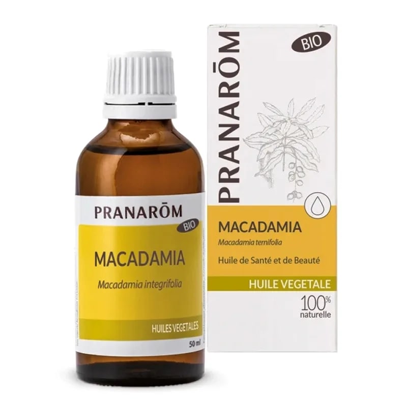Huile de santé et de beauté Bio Pranarôm Macadamia 50ml