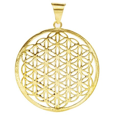 Pendentif Fleur de Vie couleur Or