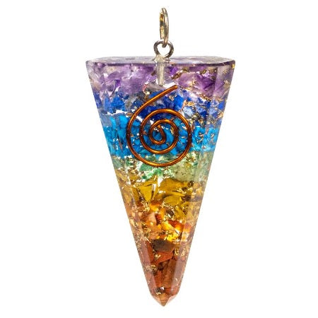 Collier conique des 7 Chakras