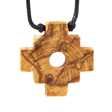 Collier croix Inca en Palo Santo