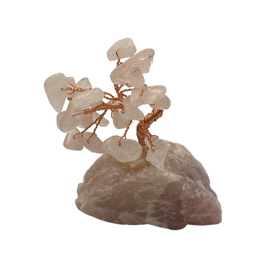 Arbre en Quartz rose