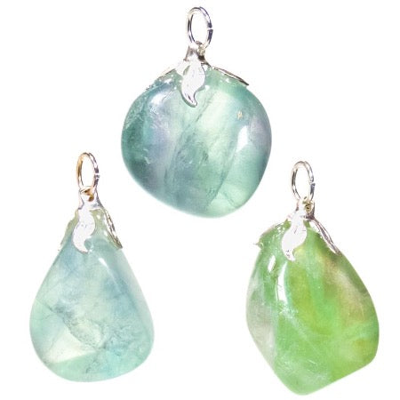 Pendentif en Fluorite verte