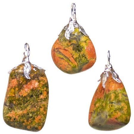 Pendentif en Unakite