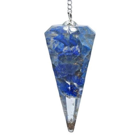 Pendule en Orgonite et Lapis Lazuli