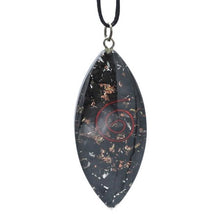 Charger l&#39;image dans la galerie, Collier ovale en Shungite
