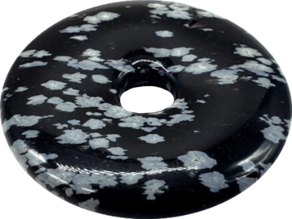 Donut en Obsidienne neige