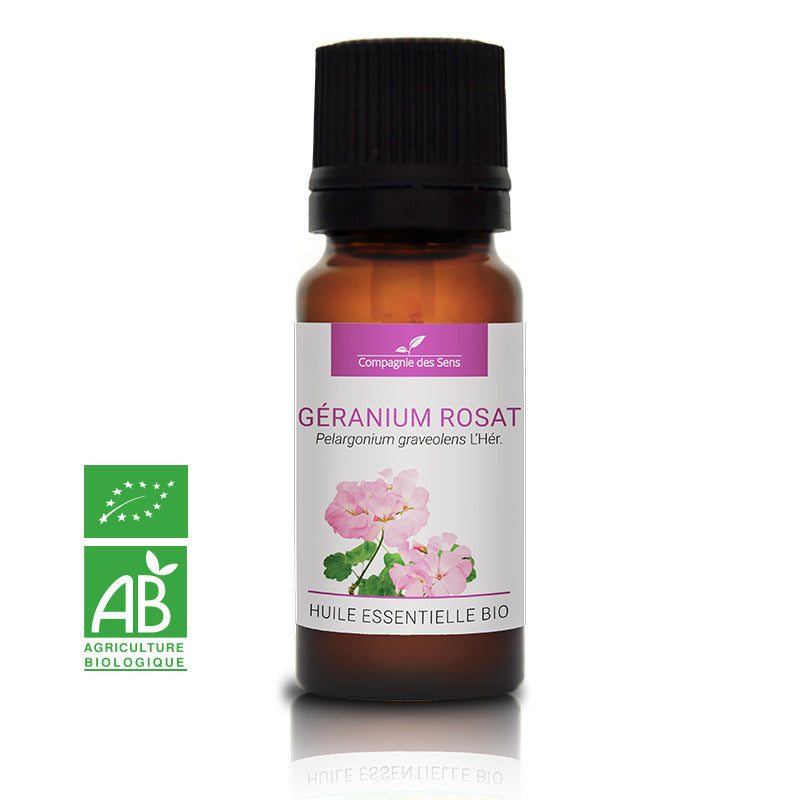 Huile essentielle Bio Géranium Rosat Bourbon 10ml