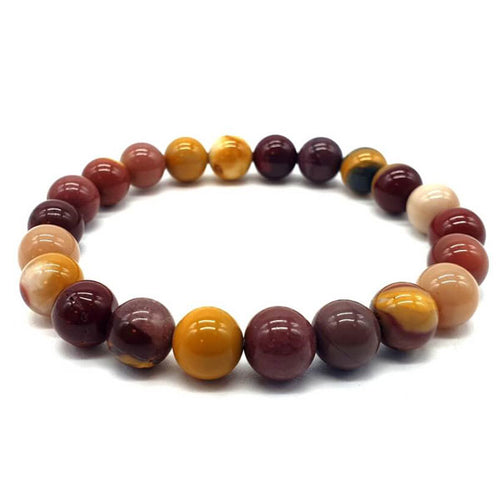 Bracelet en Jaspe Mokaïte