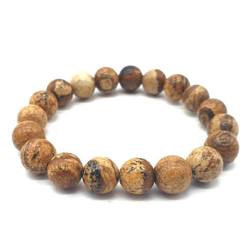 Bracelet en Jaspe paysage