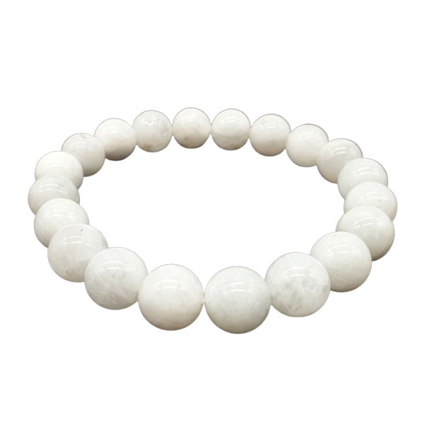 Bracelet en pierre de lune blanche