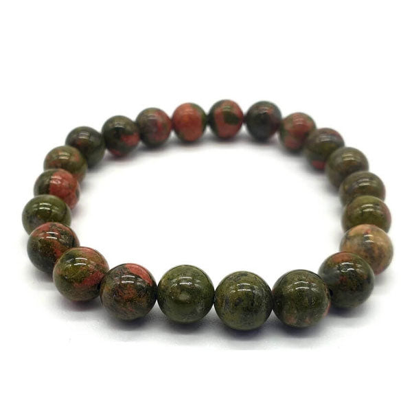 Bracelet en Unakite